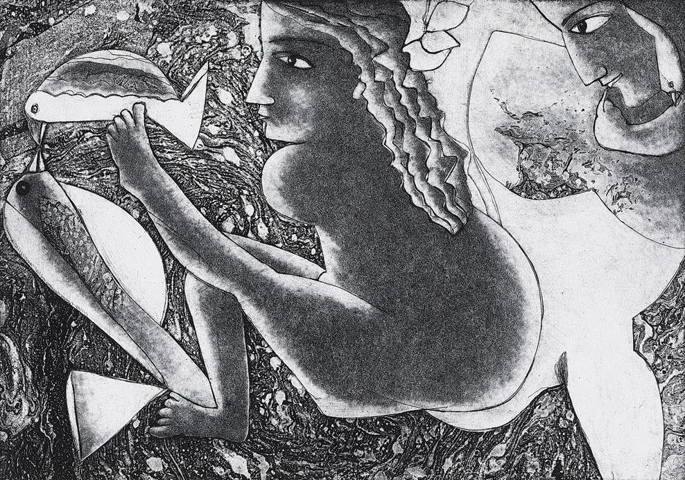 4 Etching by Paresh Maity