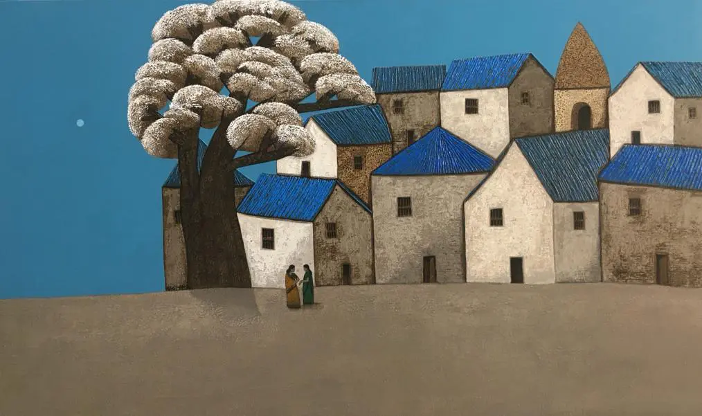 Nagesh Ghodke 3ft by 5ft Acrylic on canvas