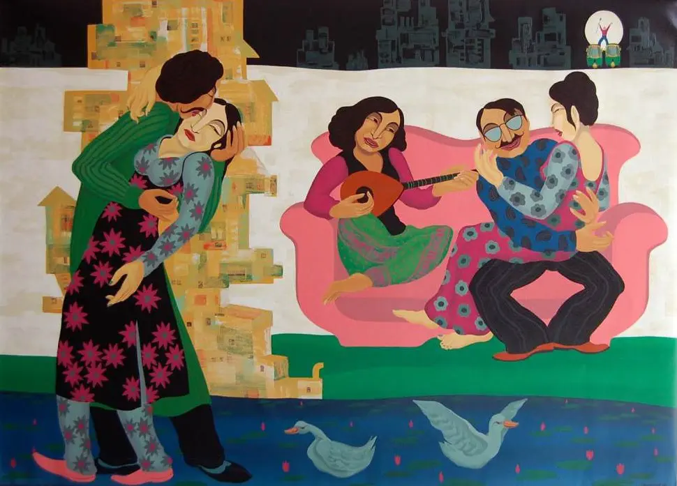 Pradipta Orgy_in_the_garb_of_social_advances_size54_x39_ crop