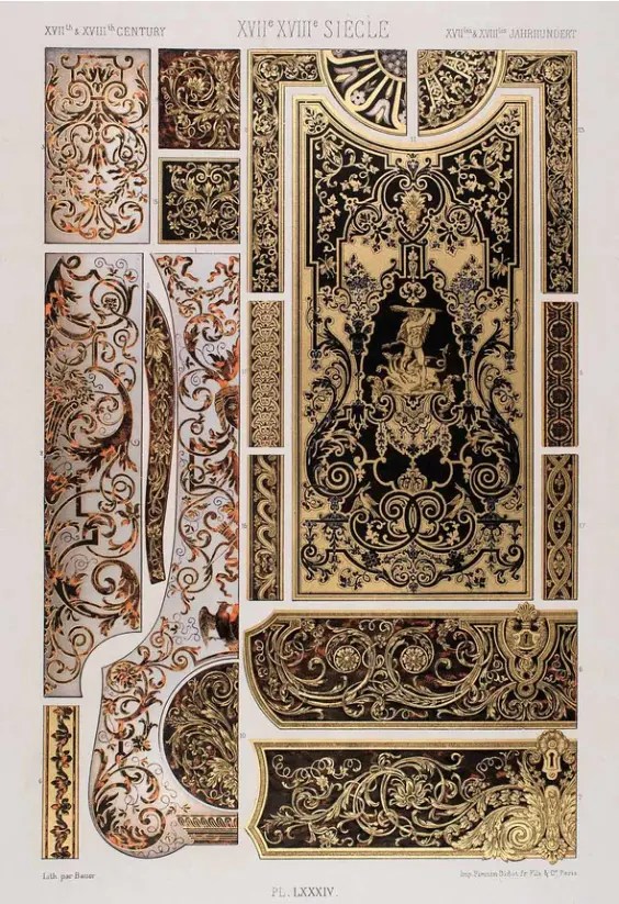 Chromolithograph Medieval