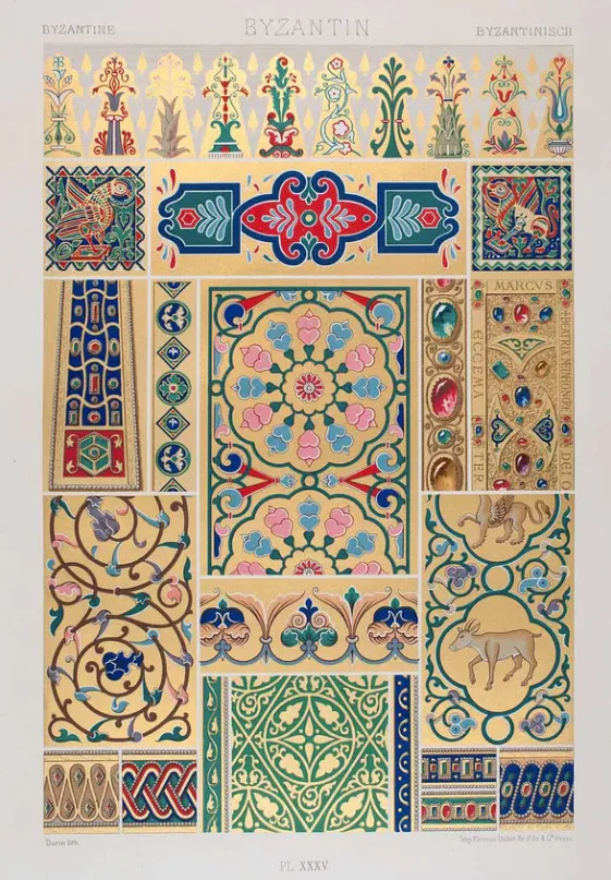 Chromolithograph Medieval