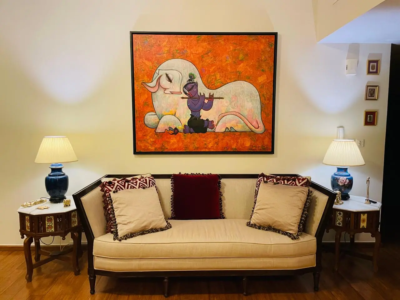 Krishna painting from AIM gallery