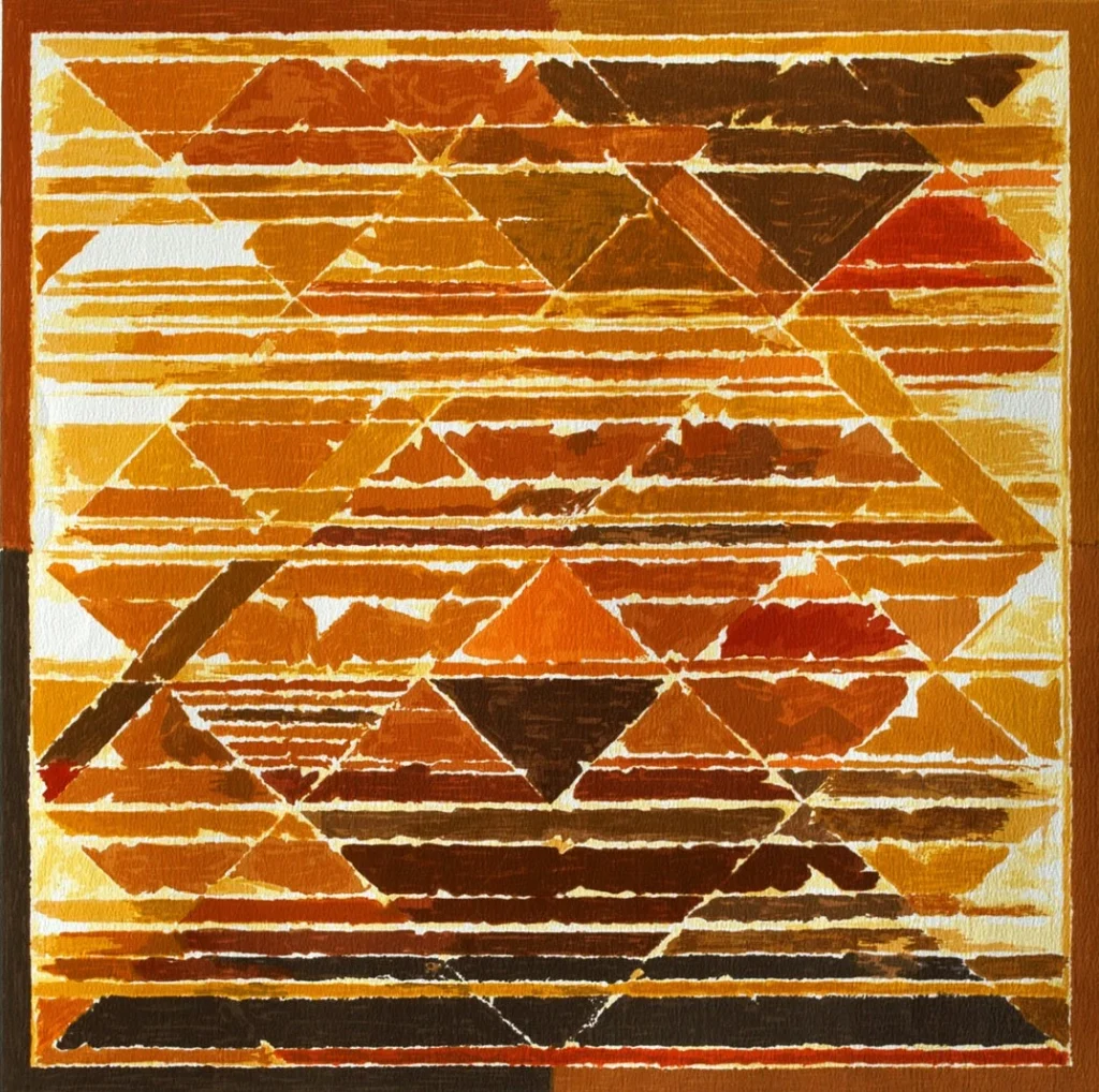 Serigraph art on paper