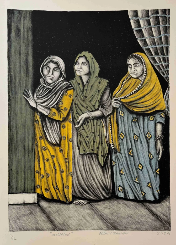 Rishin zaman 4layer lithographs Size 12 x16 inches Untitled scaled