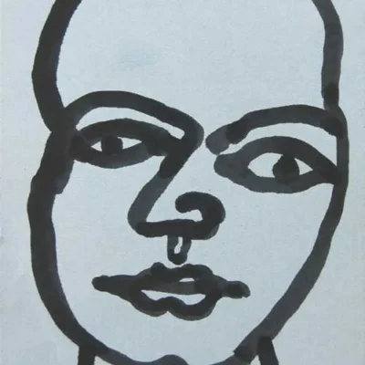 Jogen Face Ink on paper 1_12_11zon