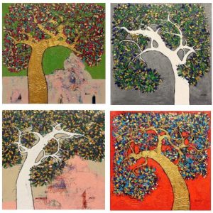 <span>Untitled - 24 (Set of 4)</span><p class="cs-excerpt"><b> Size</b>: 14 X 14 inches (each) <br> <b>Medium</b>: Acrylic on canvas</p>