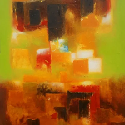 Aditi Landscape in green and brown