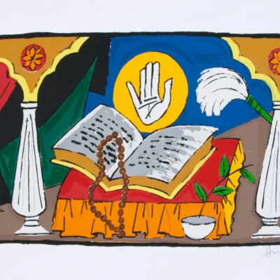 M F Husain_Guru Granth Sahib – 26 by 36_10_11zon