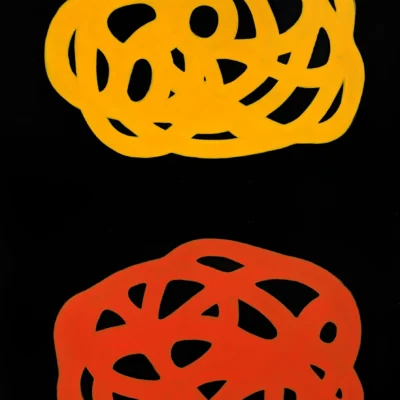 Ravi Sachula Acrylic on canvas 46 by 66