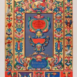 Renaissance Illumination Didot Spain Initial Design Art