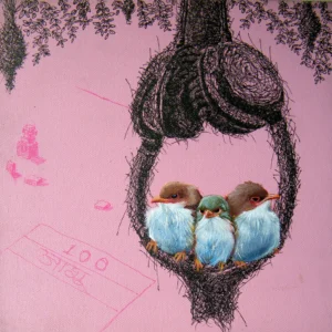 <span>Being Modern</span><p class="cs-excerpt"><b> Size</b>: 10 X 10 inches<br> <b>Medium</b>: Acrylic and pen on canvas</p>