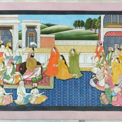 Maharaja Sher Singh Enjoying a Nautch