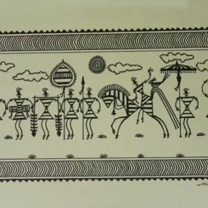 <span>Marriage Ceremony</span><p class="cs-excerpt"><b> Size</b>: 12 X 8 inches<br> <b>Medium</b>: Saura (Permanent ink on paper)</p>