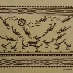 <span>Birds</span><p class="cs-excerpt"><b> Size</b>: 12 X 8 inches<br> <b>Medium</b>: Saura (Permanent ink on paper)</p>