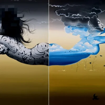 Purnna Behera 3ft by 8ft Acrylic on canvas