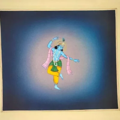 Krishna Dancing In The Cosmos