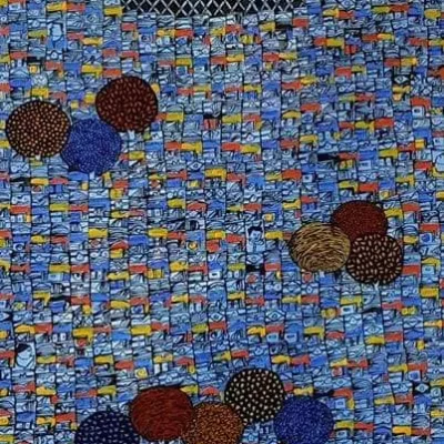V Ramakrishna 18 by 42 acrylic on canvas