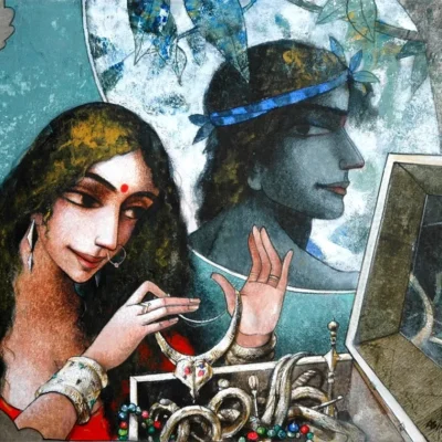 Radha & Krishana Paintings - Aimgallery