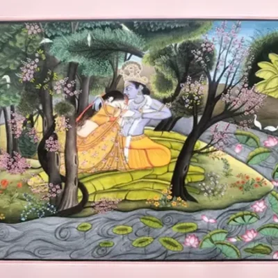 Radha And Krishna Painting
