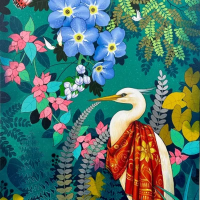 Ganapati Hegde 2ft by 3ft acrylic on canvas_11zon