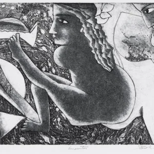 <span>Encounter</span><p class="cs-excerpt"><b> Size</b>: 22.25 X 27.75 inches<br> <b>Medium</b>: Etching</p>