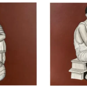 <span>Incredible India</span><p class="cs-excerpt"><b> Size</b>: 8.3 X 11.8 inches (each)<br> <b>Medium</b>: Ink, acrylic, and 22-carat gold foil on paper</p>