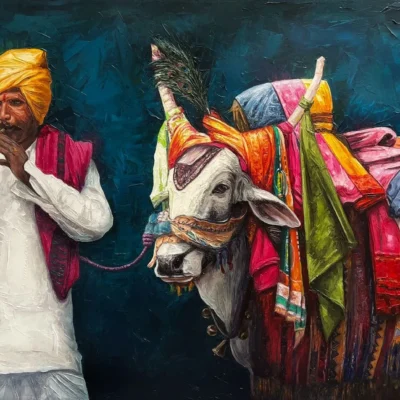 Ballad Of The Decorated Bull - AIM Gallery